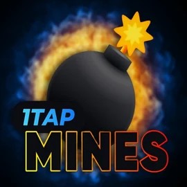 1Tap Mines slot logo by Turbo Games at Wazamba Casino