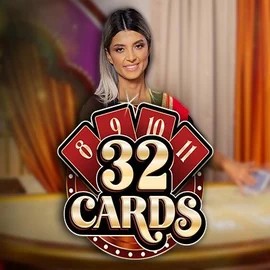 32 Cards slot icon by Ezugi, available at Wazamba Casino