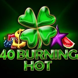 Slots logo of 40 Burning Hot from Amusnet Interactive at Wazamba Casino