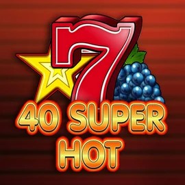 40 Super Hot slot logo by Amusnet Interactive at Wazamba Casino