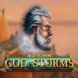 Official Slots logo: Age Of The Gods: God of Storms by Playtech at Wazamba Casino