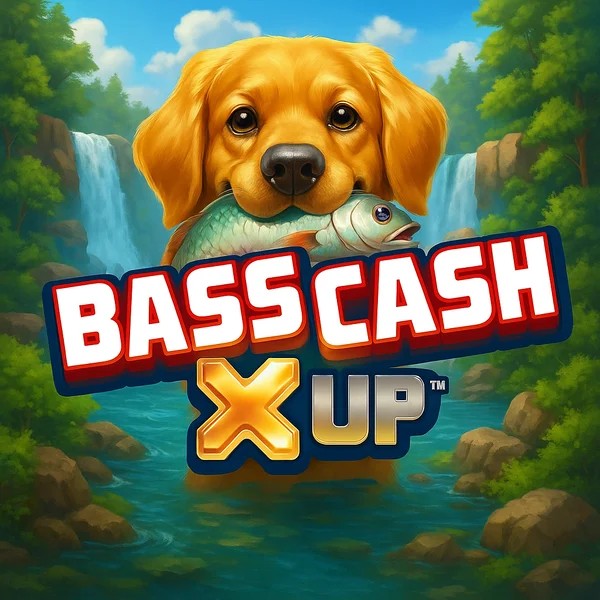 Bass Cash X UP logo by Alchemy Gaming at Wazamba Casino