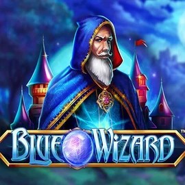 Blue Wizard slot logo by Quickspin at Wazamba Casino