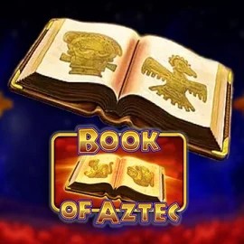 Book of Aztec slot logo by Amatic Industries at Wazamba Casino