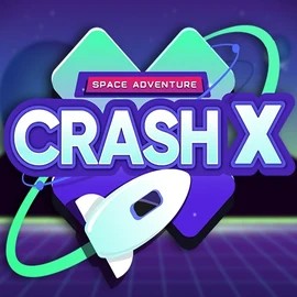 Crash X logo by Turbo Games at Wazamba Casino