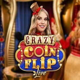 Enjoy Crazy Coin Flip by Evolution – logo hosted on wazambaapp.com