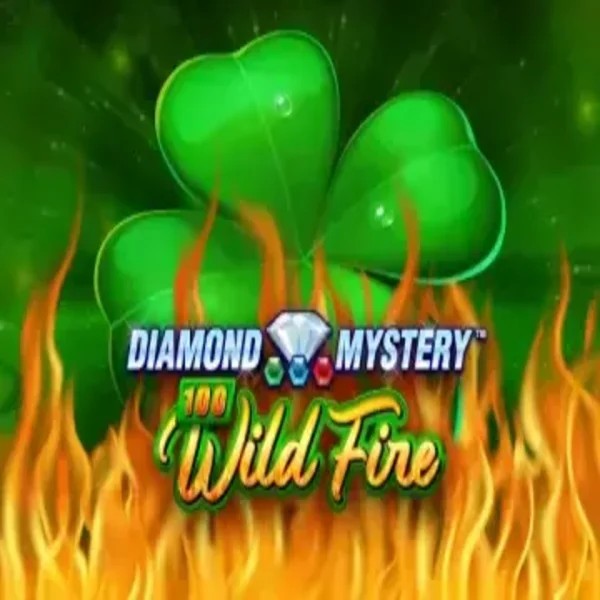 Diamond Mystery 100 Wild Fire slot visual from Greentube available on wazambaapp.com