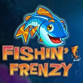 Slots logo of Fishin Frenzy from Blueprint Gaming at Wazamba Casino