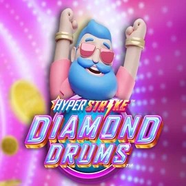 Hyper Strike Diamond Drums logo – Slots by Gameburger Studios at Wazamba Casino