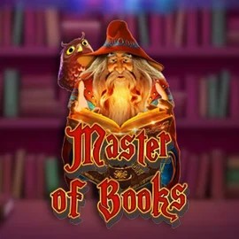 Master of Books slot logo by Swintt at Wazamba Casino