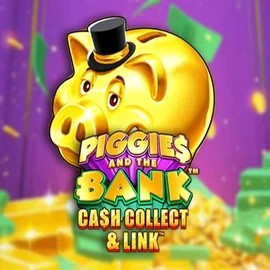 Piggies And The Bank Cash Collect &amp; Link slot logo by Origins at Wazamba Casino