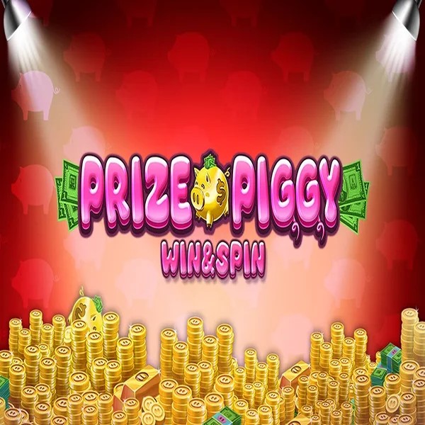 Prize Piggy Win & Spin slot logo by Inspired Gaming at Wazamba Casino