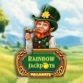 Jackpots logo of Rainbow Jackpots Megaways from Red Tiger Gaming at Wazamba Casino
