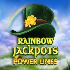 Rainbow Jackpots Power Lines online game logo by Red Tiger Gaming on wazambaapp.com
