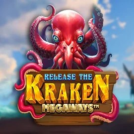 Release the Kraken Megaways online game logo by Pragmatic Play on wazambaapp.com