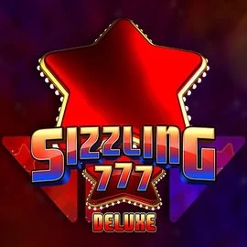 Sizzling 777 Deluxe online game logo by Wazdan on wazambaapp.com