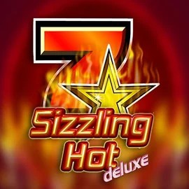 Sizzling Hot Deluxe logo – Slots by Novomatic at Wazamba Casino