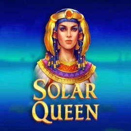 Solar Queen slot logo by Playson at Wazamba Casino