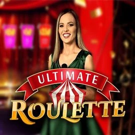 Ultimate Roulette slot visual from Ezugi available on wazambaapp.com