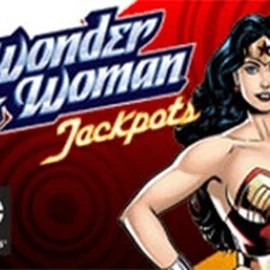 Wonder Woman Jackpots online game logo by Amaya on wazambaapp.com